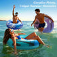 HeySplash Pool Tubes for mature-themed  42 Inch Large Pool Floats with Handles  Inflatable Swim Rings Lounge  Hawaii Fun Swim Floaties Swimming Pool Beach Lake River Party Decoration Toys  Blue Green Beach