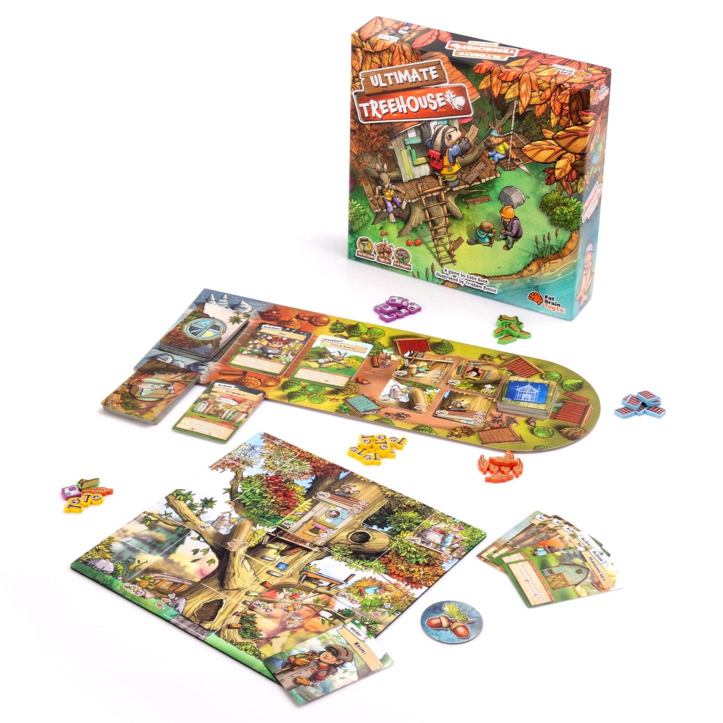 Fat Brain Toys Ultimate Treehouse Deluxe Edition - Family Strategy Game, Ages 8+