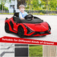 INFANS 12V Licensed Lamborghini Sian Kids Ride On Car with Parent Remote Control, Spring Suspension, MP3 Player, Electric Toy Ro