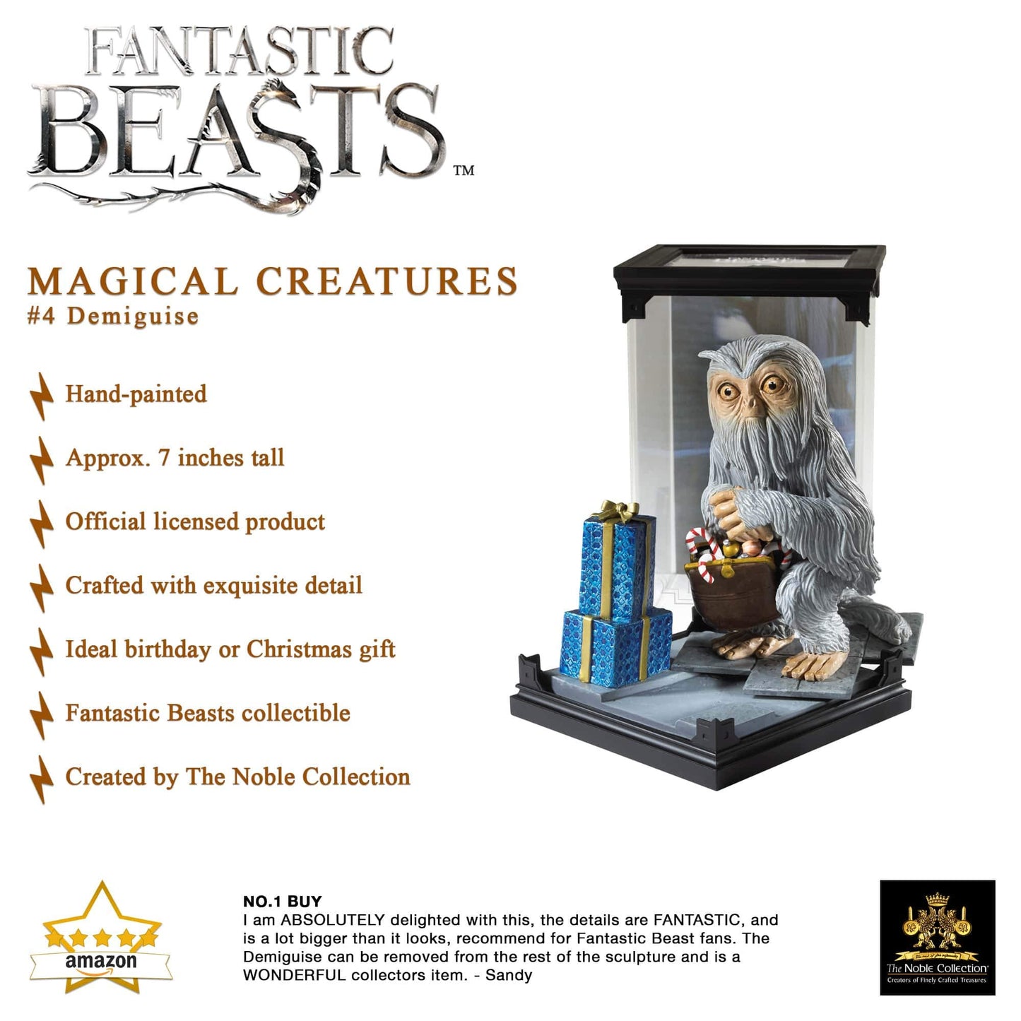 The Noble Collection Demiguise Figure - Multicoloured Plastic Model NN5253