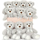 MaoGoLan 30Pcs Bulk Teddy Bears Stuffed Animals Baby Shower, Soft Small Stuffed Teddy Bears in Bulk, 13.5'' Cuddly Mini Teddy Be