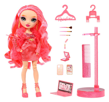 Rainbow High Priscilla Pink Fashion Doll - 11" Multicolor Outfit & 10+ Accessories for Kids 4-12 & Collectors