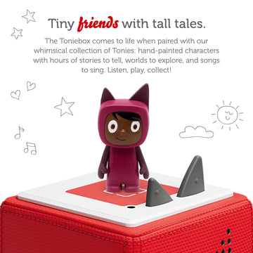 Tonies Creative Audio Character - Record And Upload Up To 90 Minutes Of Your Own Stories And Songs - Purple/Dark