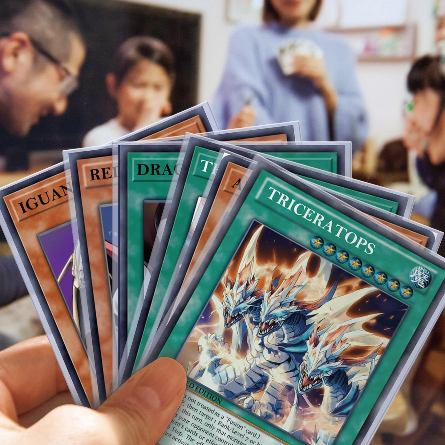 YKToyz 1000 Pcs Clear Polyethylene Card Sleeves for Trading Cards, 66mm×91mm, Soft Protectors for Baseball, Sports, Yugioh, MTG Cards