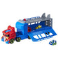 Playskool Heroes Transformers Flip Racers Optimus Prime Race Track Trailer, Model C0247, Plastic