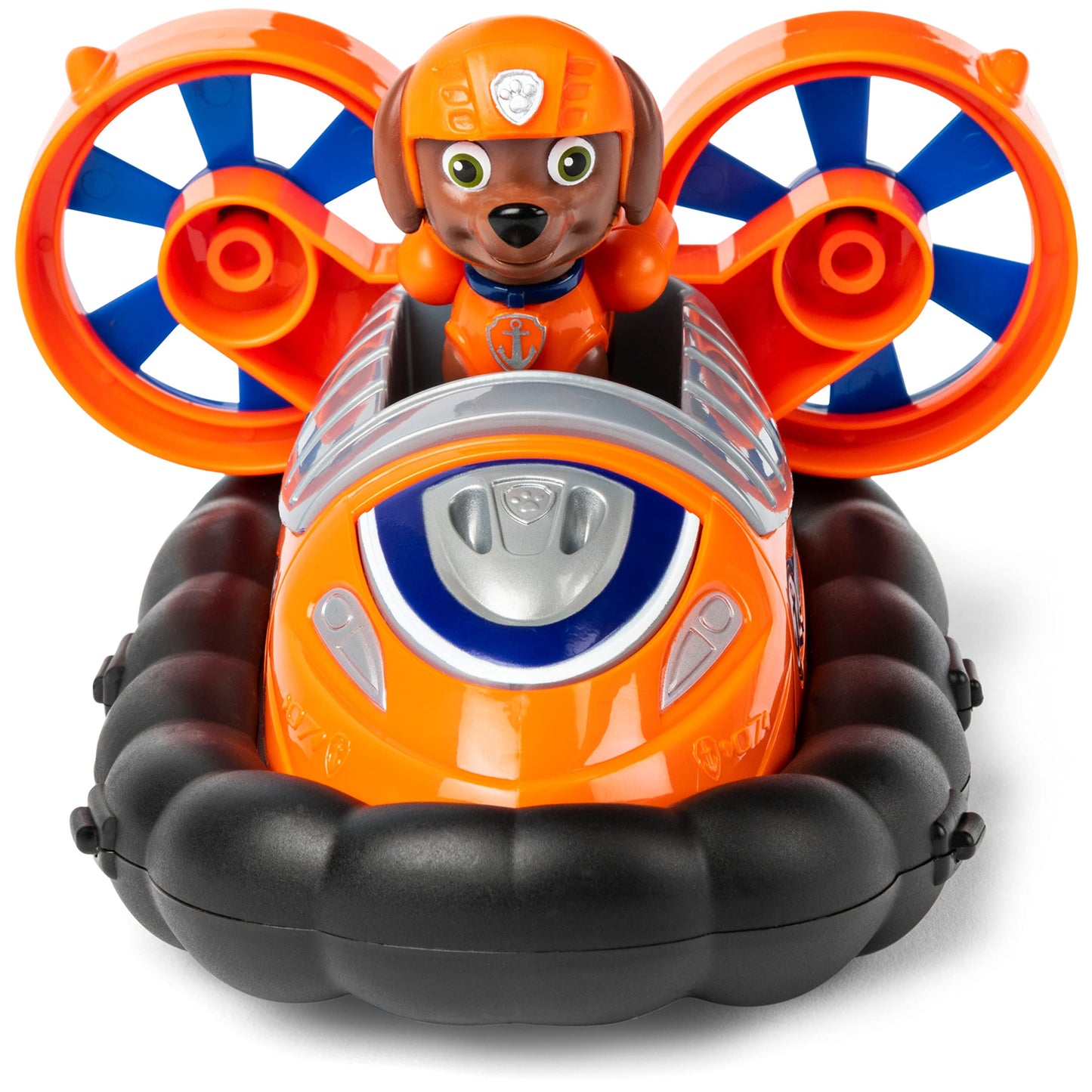 Paw Patrol Zuma’s Hovercraft Vehicle - Small Plastic Toy with Collectible Figure for Kids Aged 3 and Up