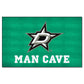 FANMATS 14424 Dallas Stars Man Cave Tailgater Rug - 5ft. x 6ft. Sports Fan Area Rug, Home Decor Rug and Tailgating Mat