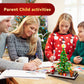Eelexa Christmas Tree Building Block: Festive Figures Building Set with Santa Claus  586 PCS for 6+ Ages Kids  Boys  Girls  mature-themed