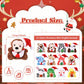 Blueweenly 12 Pcs Mini Christmas Stuffed Animal Plush Toys Christmas Plush Keychain With Santa Hat Tiny Xmas Plush Doll Ornaments Christmas Tree Decor For Party Favors Classroom Prize Stocking Fillers
