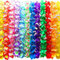 Myamy 36 Counts Hawaiian Leis Necklace Tropical Luau Hawaii Silk Flower Lei Theme Party Favors Wreaths Headbands Holiday Wedding