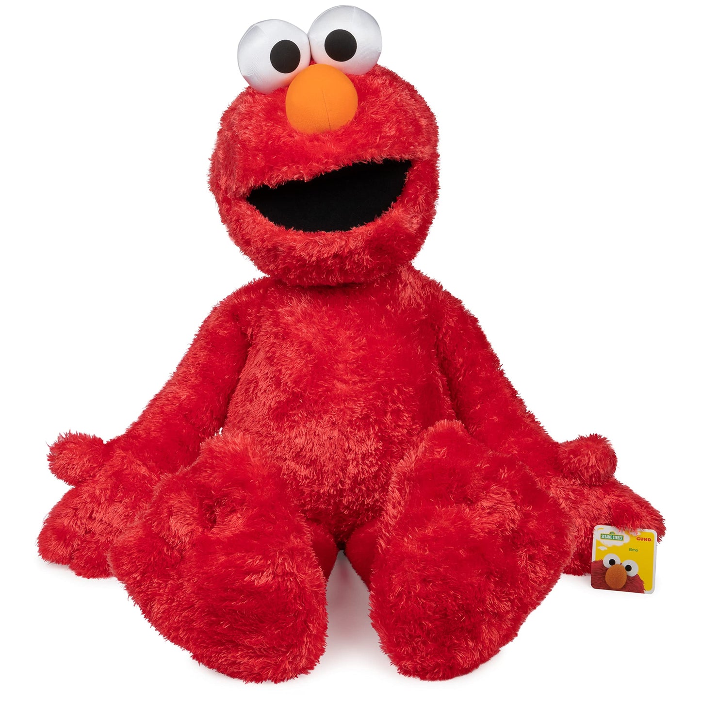 GUND Sesame Street Official Jumbo Size Elmo Muppet Plush  enhanced Plush Toy for Ages 1 & Up  Red  41 