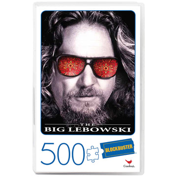Spin Master 500-Piece Puzzle - The Big Lebowski Retro VHS Case, Plastic, Model 6059000