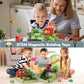 Dulsaera Magnetic Blocks 110Pcs With 5 Car Toys, Mine City Building Blocks Set, Toys For Boys & Girls Age 4-6, 6-8, Stem Montess