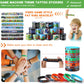 HyDren 147 Pcs Video Game Party Favors Includes Video Game Goodie Treat Boxes Punch Balloons Silicone Bracelets Keychains Badges