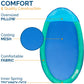 SwimWays Spring Float Original Pool Lounge Chair, Inflatable Adult Floats, Aqua, Fast Inflation, Model 6061741, Ages 15 & Up