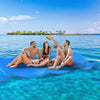 Outroad 18FT Floating Water Pad Mat, 3 Layers XPE Foam Lily Pad for Beach, Ocean, Lake, Roll-Up Floating Island for Water Recrea