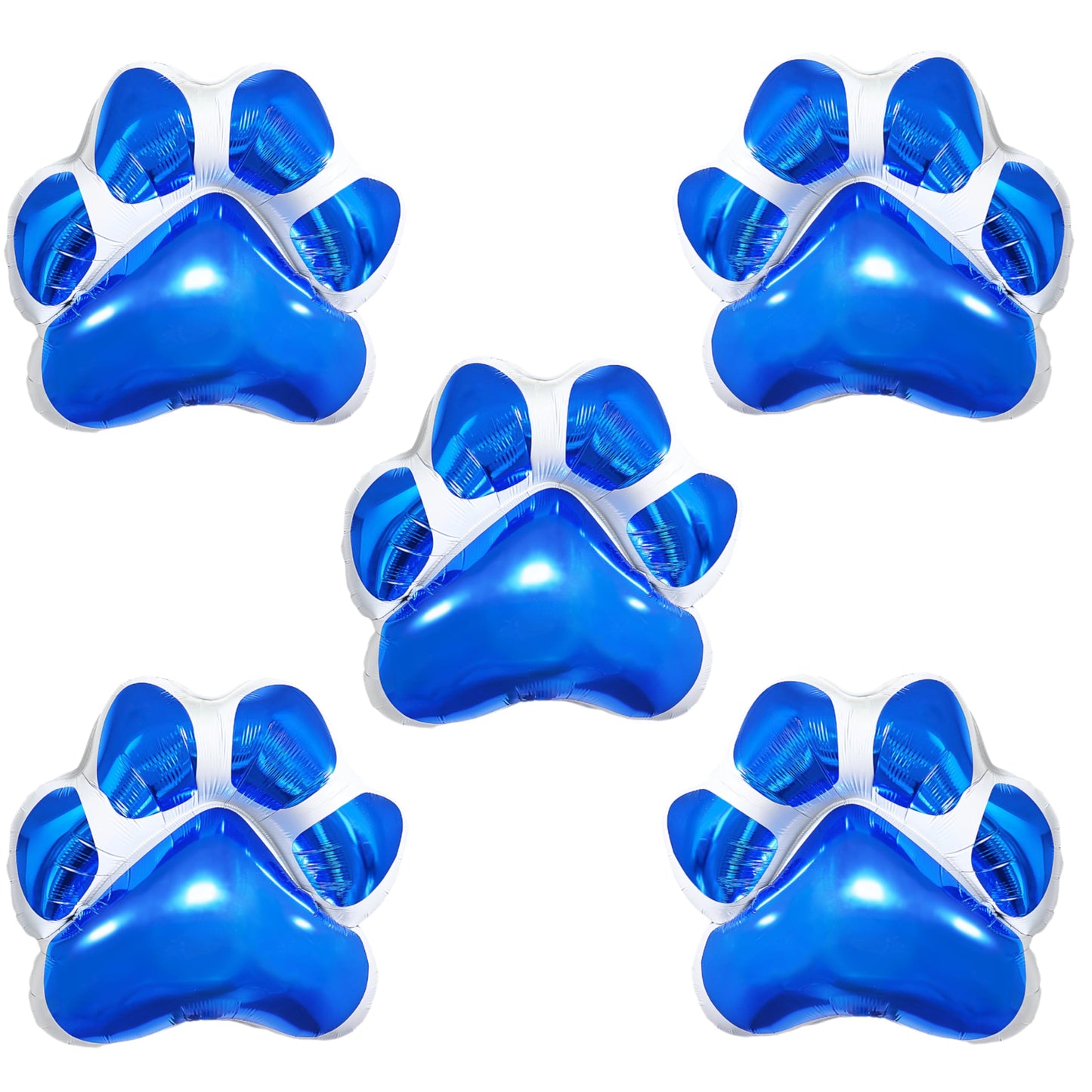 Cymylar Dog Party Decorations/Dog Paw Print Balloons/Foil Balloon Lets Pawty Alphabet Balloon Decoration/23Pcs Pink Balloons Pet