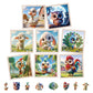 Einzufuf Puzzles For Toddlers 2-4, 8 Packs 6 Pcs Pets Puzzles For Kids Ages 4-6 Montessori Toys Educational Toys - 2 3 4 5 Years