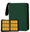 Card Binder 9 Pocket enhanced Zipper Trading Card Album 720 Cards Folders for Collectible MTG TCG Sports Cards Binder (Green)