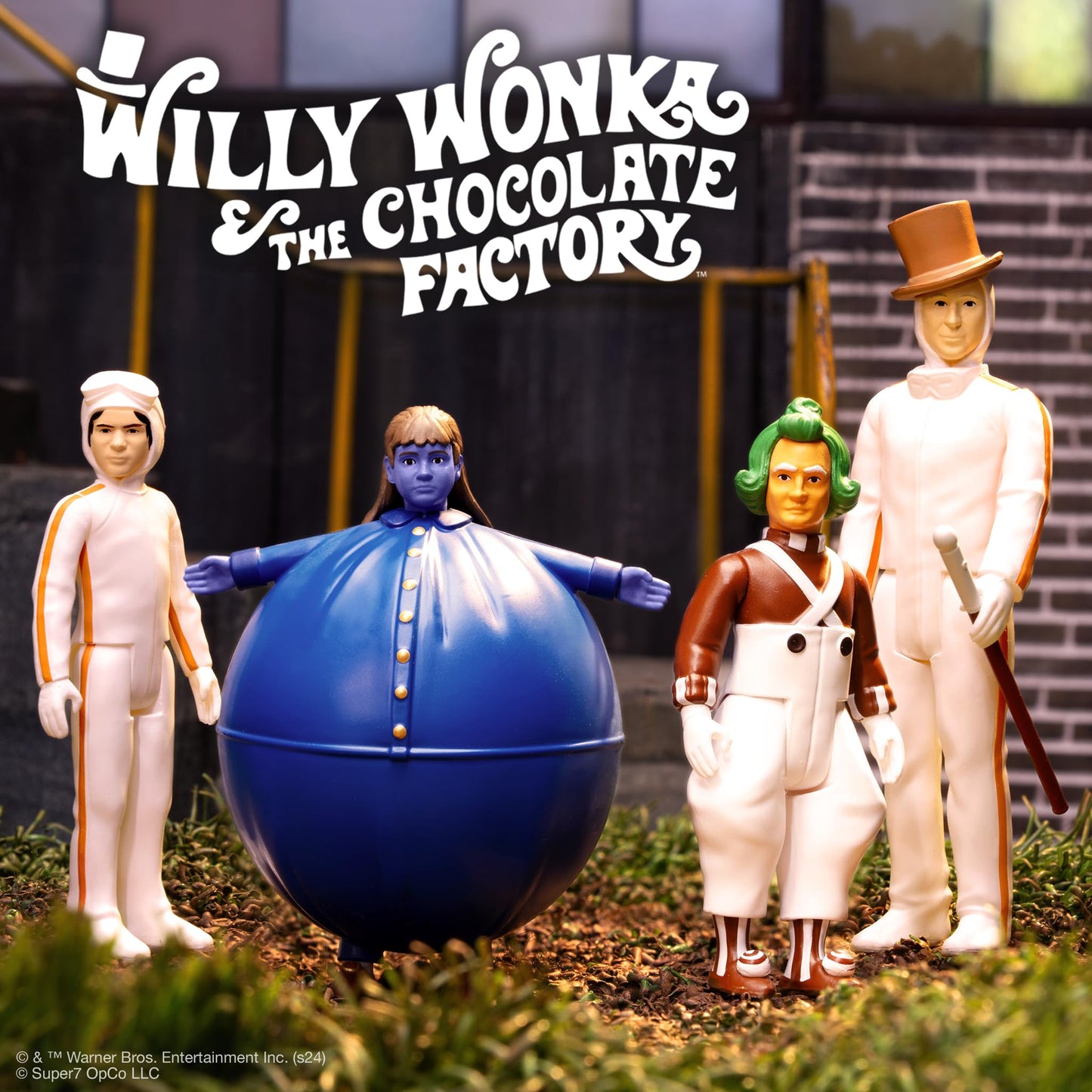 Super7 Willy Wonka and The Chocolate Factory Mike Teevee White Suit - 3.75'' Willy Wonka Action Figure Classic Movie Collectible
