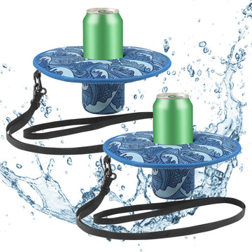 Desing Wish Drink Floats For Swimming Pool Neoprene Drink Floaties Pool Drink Floats For Standard Cans/Cups/Bottles, Thickened F