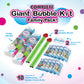 Wowmazing Giant Bubble Kit: Family Pack (14-Piece Set) Best Value - Big Bubbles Kit Including Big Bubble Wand And Giant Bubble Solution Concentrate. Makes 3 Gallon Of Large Bubbles-Family Kit