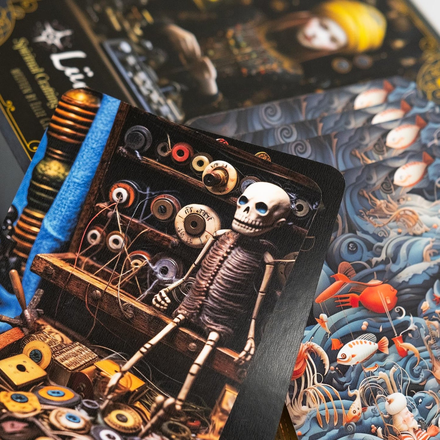 Lmicela Lmicela Tarot Deck, Premium Tarot Cards For Beginners & Experts, Collector'S Quality, 78 Gold Foil Cards, Intuitive Guid