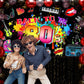 Avezano 80s Party Decorations Back to The 80s Banner 80s Backdrop 1980 Birthday Party Decoration Retro Graffiti Hip Hop 80s Pa
