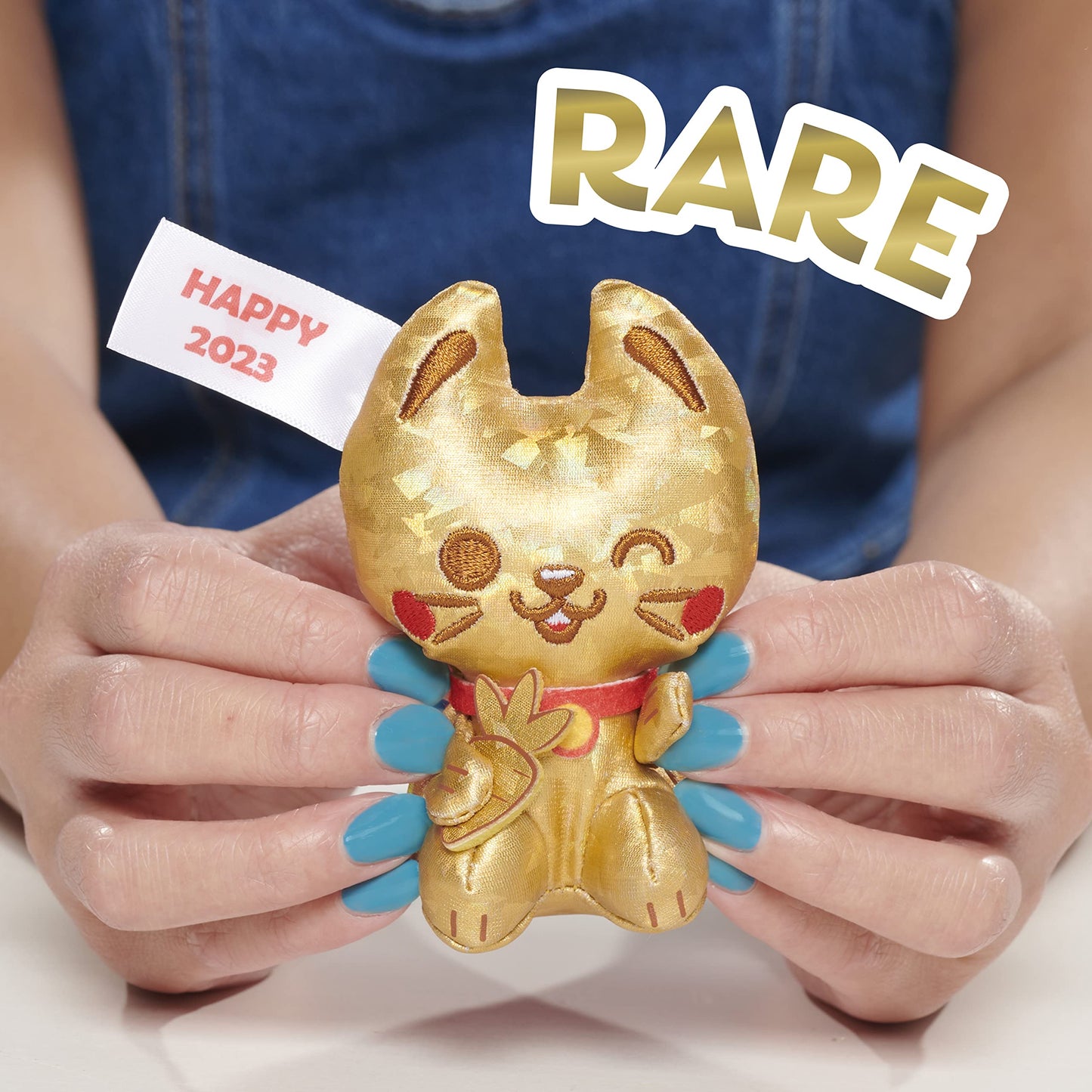 Just Play Super Happy Fortune World Mini Collectible Stylized Plush Stuffed Animals, Pack Of 3, Kids Toys For Ages 3 Up