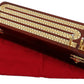 12 1/2' 2 Track Continuous Cribbage Board W/Card Storage Maple Tracks On Bloodwood Corner & Games Won