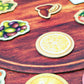 Th3rd World Studios Charcuterie Board Game - Strategy Game for 2-6 Players, Ages 14+, Brown, Cardboard, Model 3WSCHCBG001
