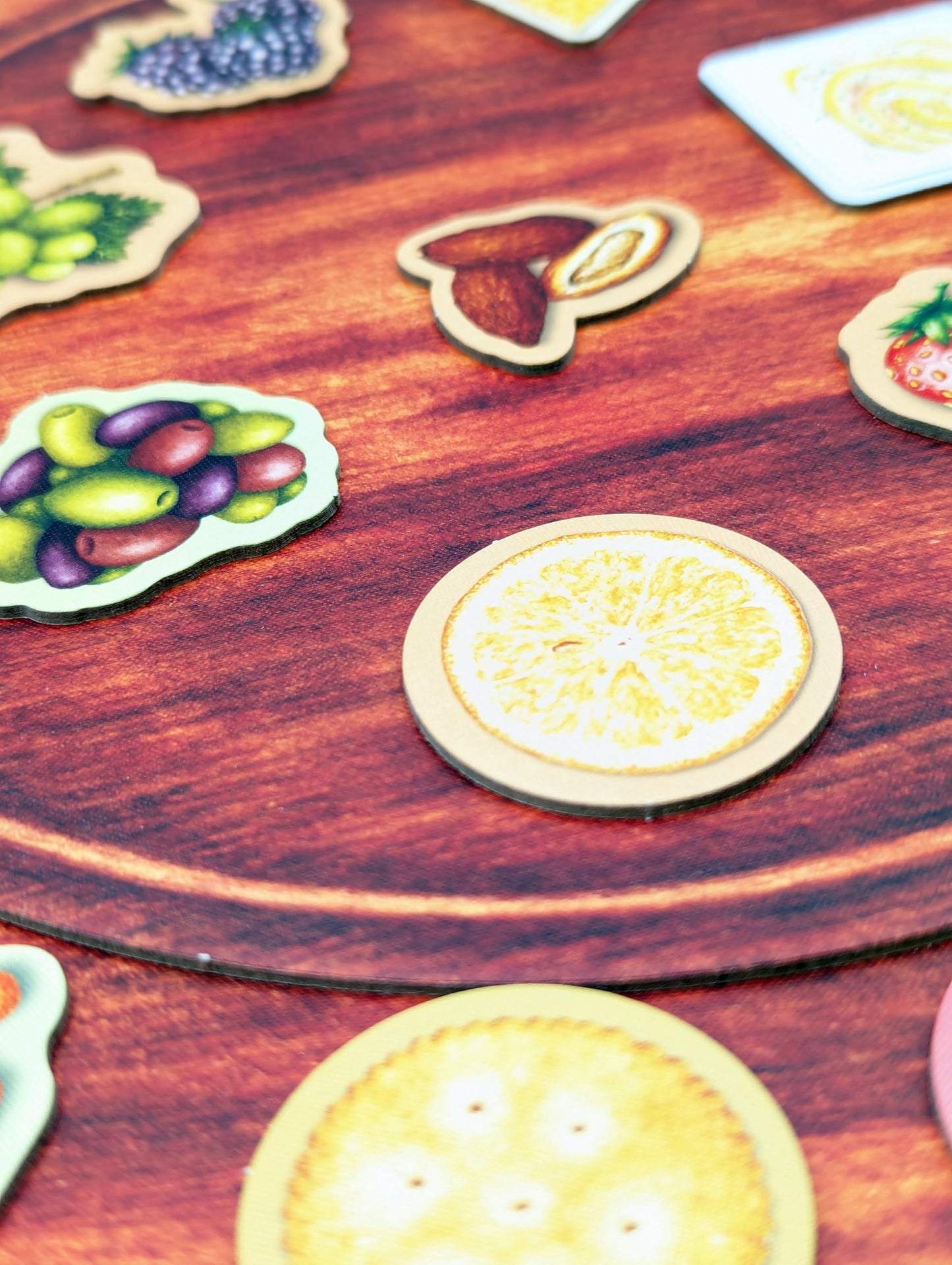 Th3rd World Studios Charcuterie Board Game - Strategy Game for 2-6 Players, Ages 14+, Brown, Cardboard, Model 3WSCHCBG001