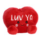 Aurora Adorable Palm Pals Luv Ya Candy Heart Stuffed Animal - Pocket-Sized Play - Collectable Fun - Red 5 Inches