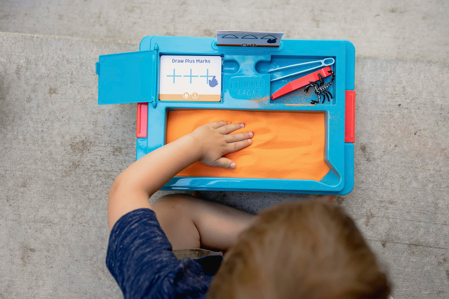 Chuckle & Roar Sensory Bin - Tactile Learning Activity Set for Toddlers, Medium Size, Multicolor, Plastic, Model 62300-2