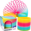 The Dreidel Company Plastic Multicolor Coil Spring, Goody Bag Fillers, Party Favor For Kids, 3' Inches (80Mm) (Single)