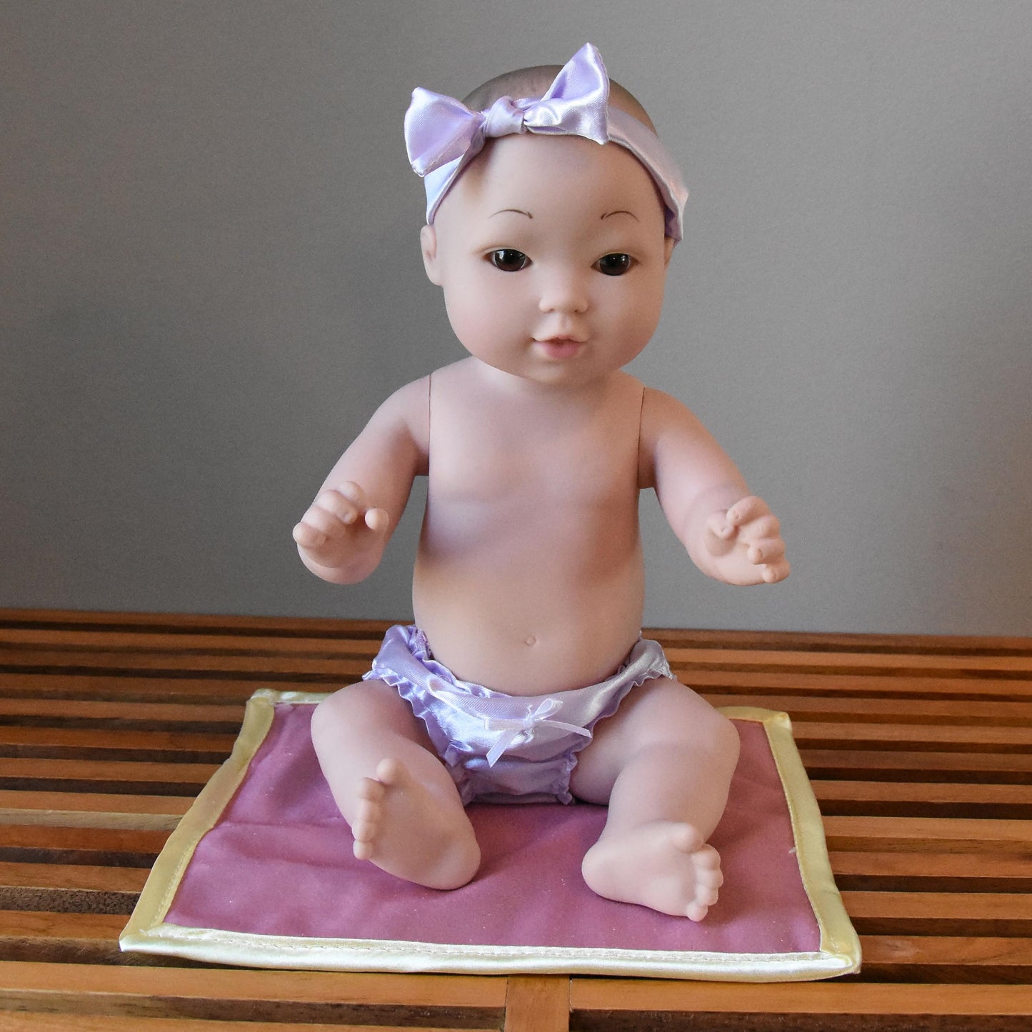 Constructive Playthings 12' Baby Tender Touch Doll- Asian With A Blankie, Model:Uni-204