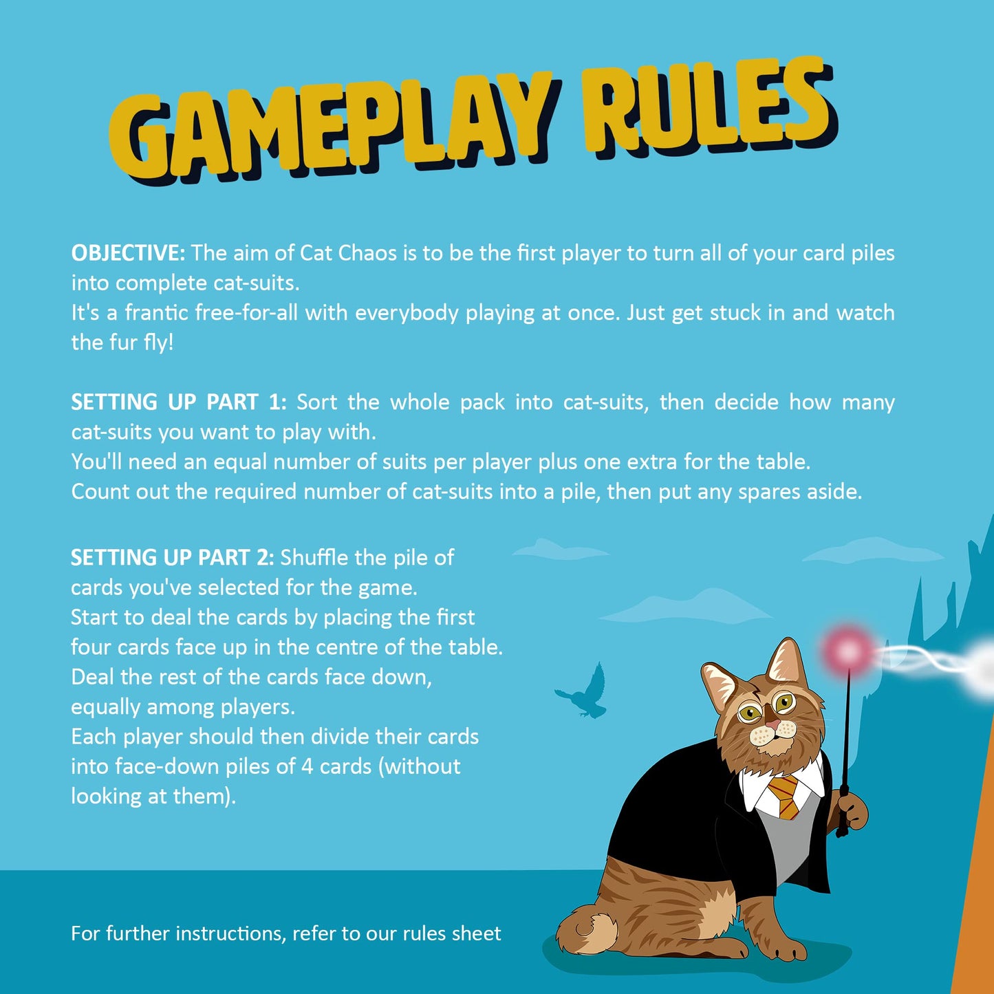 Ginger Fox Cat Chaos Card Swapping Family Fun Game. Get The Family Together On Games Night To Play This Fast-Paced Quick-Play Ac