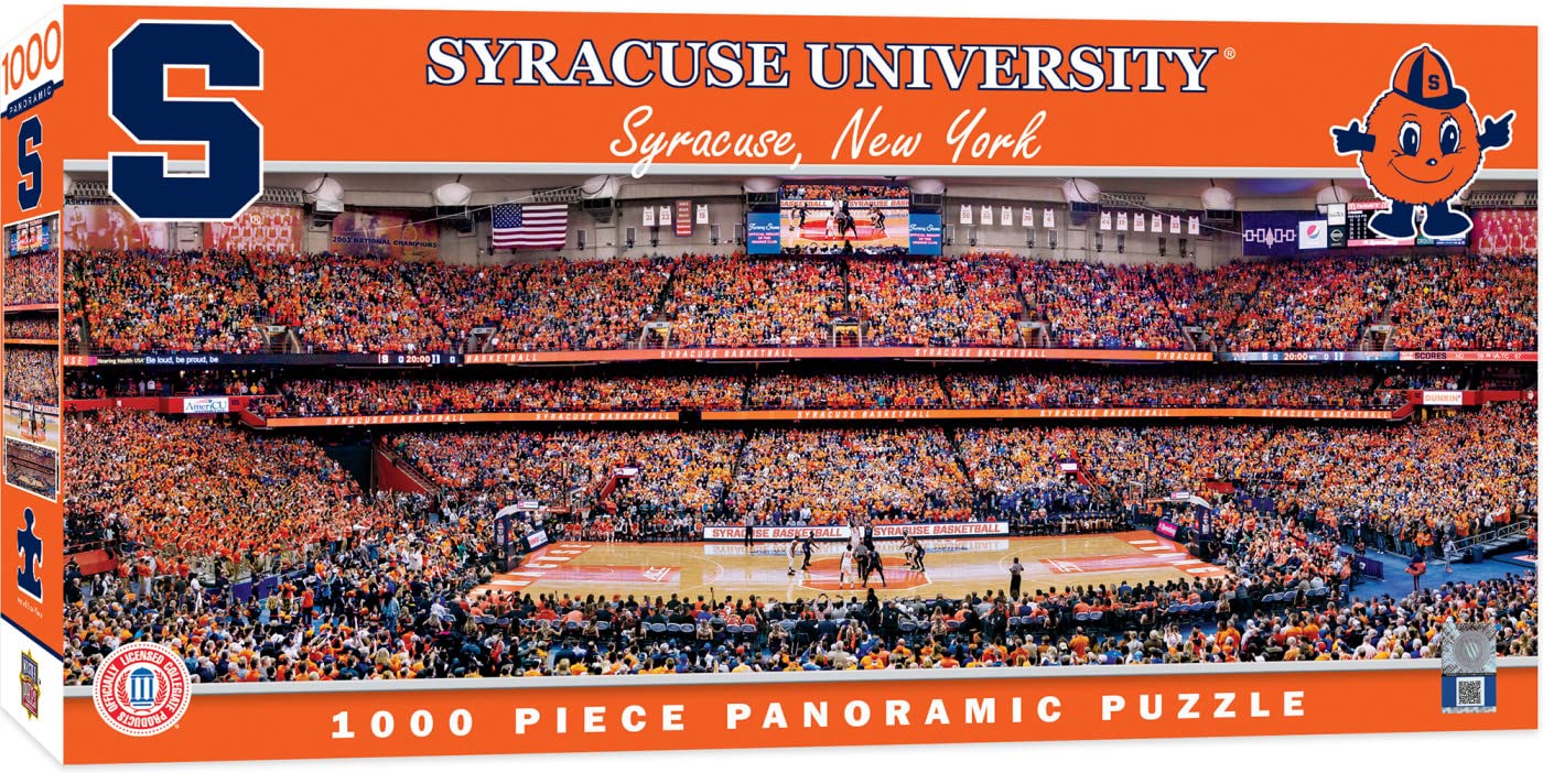 MasterPieces NCAA Syracuse Orange  Stadium Panoramic Jigsaw Puzzle  Carrier Dome  1000 Pieces
