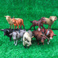 LC JoyCre Bull Toys Bulk Playset 9PCS Cows Toys for Toddlers Sheep Figures Appaloosa Foal Figures Sheep Model Kids Birthday Part