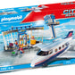 Playmobil City Action 71153 Airport Set with Airplane, Detachable Roof, Multicoloured, Ideal for Ages 4 and Up, Medium Size