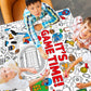 Naozinebi Football Coloring Poster For Kids Giant Coloring Poster Large Rugby Super Football Coloring Tablecloth Jumbo Coloring