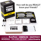 The World Game Answer This Card Game for Adults - Hilarious Conversation Cards - Model BL-2502-EN4 - Really Close Friends