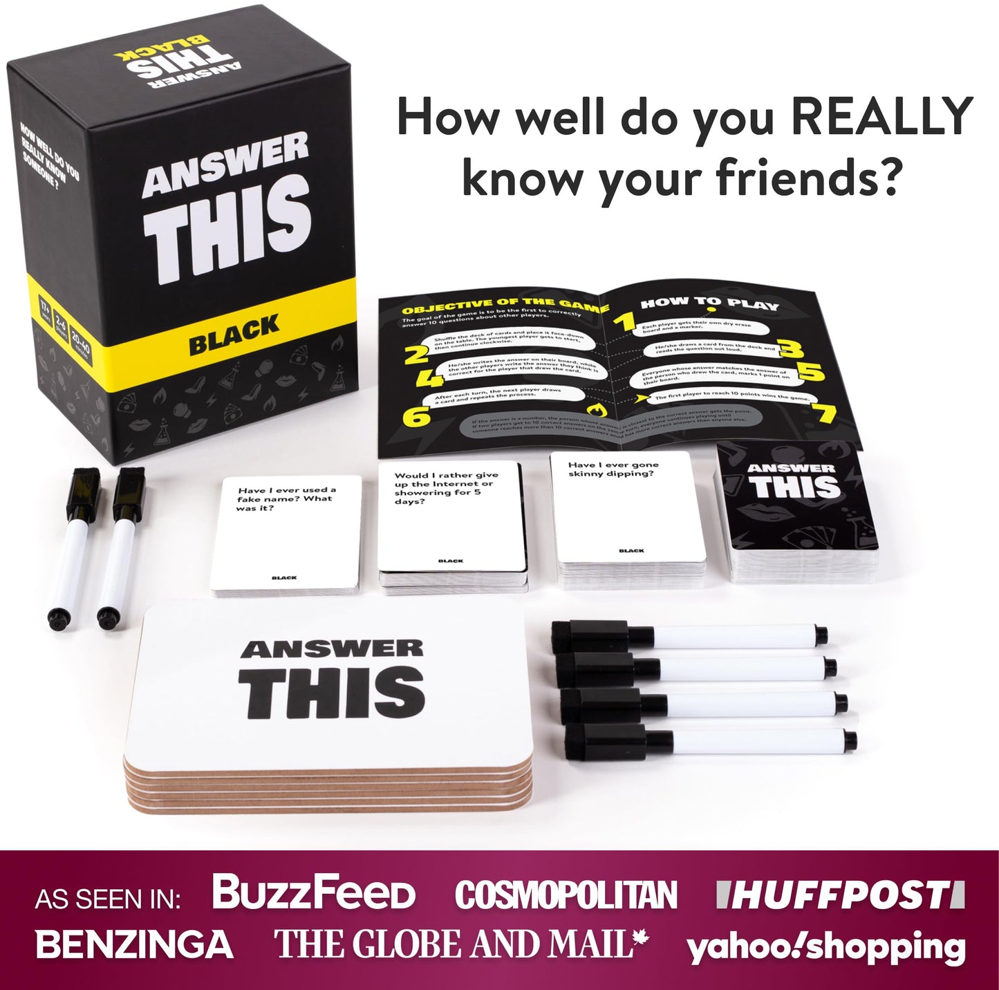 The World Game Answer This Card Game for Adults - Hilarious Conversation Cards - Model BL-2502-EN4 - Really Close Friends