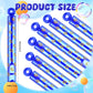 Rotatingpals 32 Pcs Blue with Gold Ring Print Bubble Wands Bubbles Party Favors for Summer Activity Birthday Gifts School Prizes