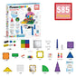 Picassotiles 585Pc Kids Activity Table With Magnetic Tiles And Bricks Stem Pretend Play Learning With Reversible Brick Whiteboar