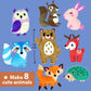 KRAFUN Easy Sewing Kit for Kids - 8 DIY Woodland Animal Projects, Felt, Instructions, Perfect Gift for Girls & Boys, Model 89804