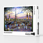 1000 Pieces Puzzles for mature-themed Wooden Jigsaw Puzzle 1000 Piece Puzzle mature-themed Children Elderly Puzzle Flower Eiffel Tower Paris Bridge Puzzle Gift for Mom Dad Family Friend Home Decor Wall Art 29.5x20IN