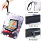 WEST TUNE 400 Pockets Anime Card Binder - Portable Waterproof Storage Book for One Piece Cards, Model WTV028, Removable Sleeves