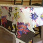 MIGHTY MORPHIN POWER RANGERS Party Decoration Paper Table Cover 54 x 89 1/2 (Officially Licensed Dated 1995)