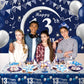 Navy Blue 13Th Birthday Decorations For Boys And Girls, Happy 13Th Birthday Backdrop, Tablecloth, Balloons Garland Arch Kit - 13Th Birthday Banner Party Supplies Bday Decor For Sweet 13 Year Old Teen